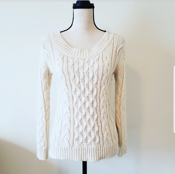 jcpenney Sweaters - 🍉 JCP White Cream Wool Sweater